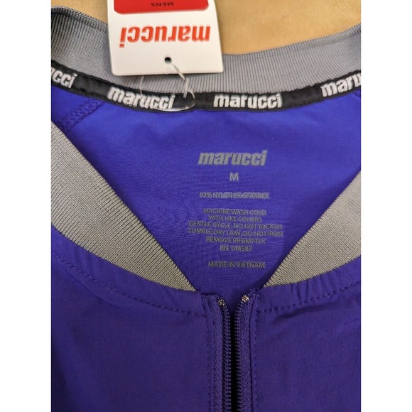 Marucci Men's Baseball Short Sleeve Training Cage Jacket Purple M medium - Picture 5 of 7